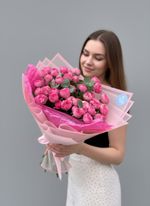 Средний букет «Нежность розы»