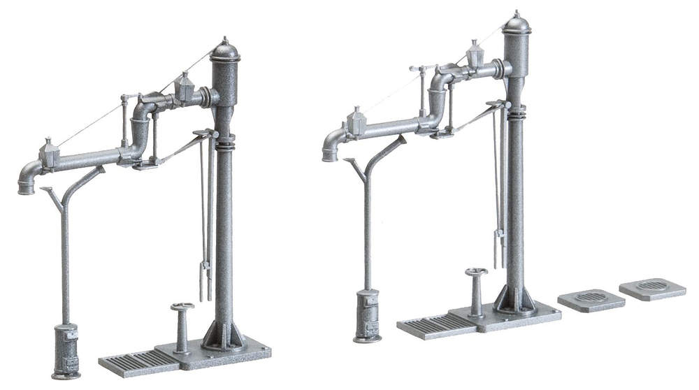 2 сочлененных водоподъемных крана
