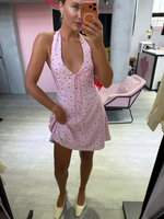 Платье Мона розовый с сердечком