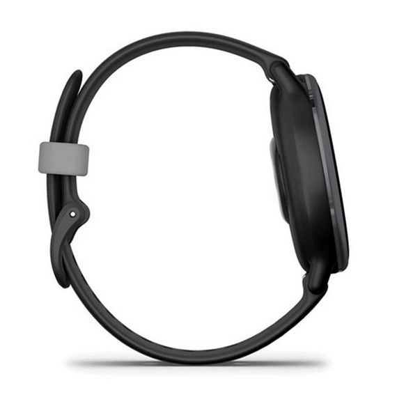 Умные часы Garmin Vivoactive 5 черные с серым безелем и силиконовым ремешком (010-02862-10)