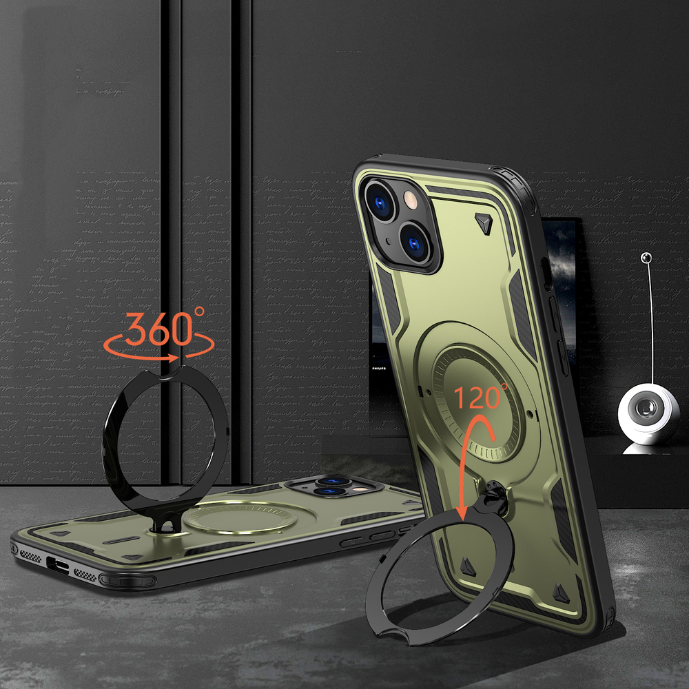 Чехол Magneto Case с кольцом для iPhone 14 Plus