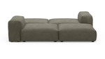 Диван Фиджи Cilium Brown 242*137*62 см, Коричневый Вельвет Нераскладной Фиеста