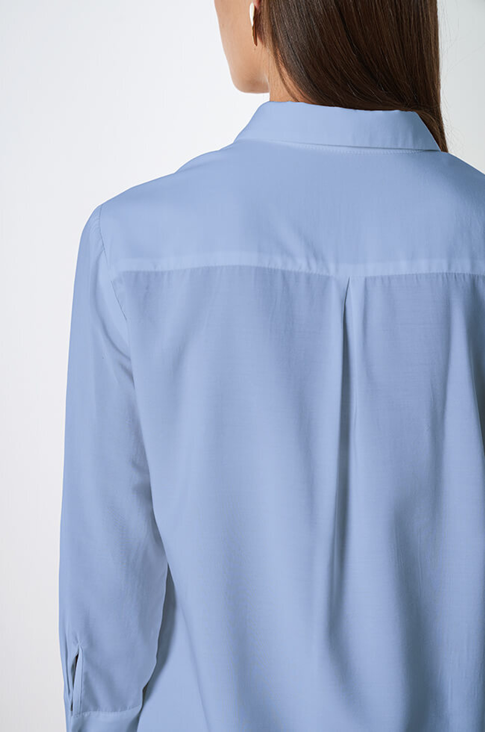 22402 Блузка женская (дымчато-голубой)