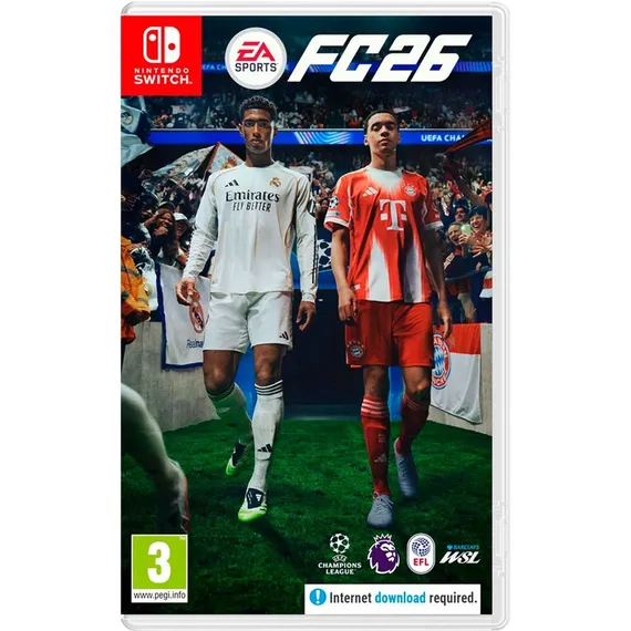 FC 26 (Nintendo Switch, Русские субтитры, Новый)