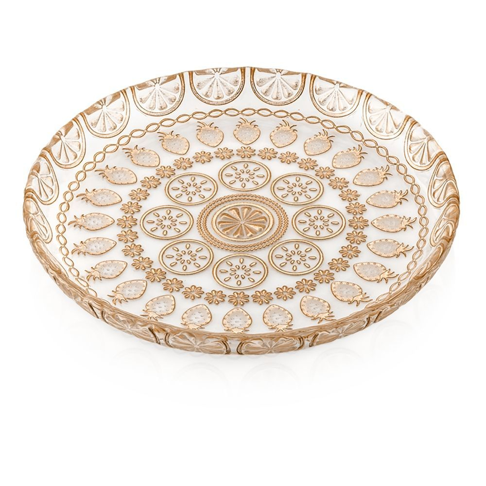 Тарелка сервировочная 21см IVV Vitaminic медовая Италия