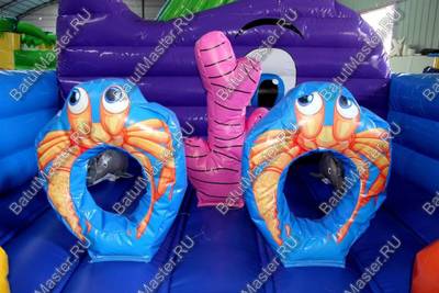 Коммерческий надувной батут "Морское царство 2"
