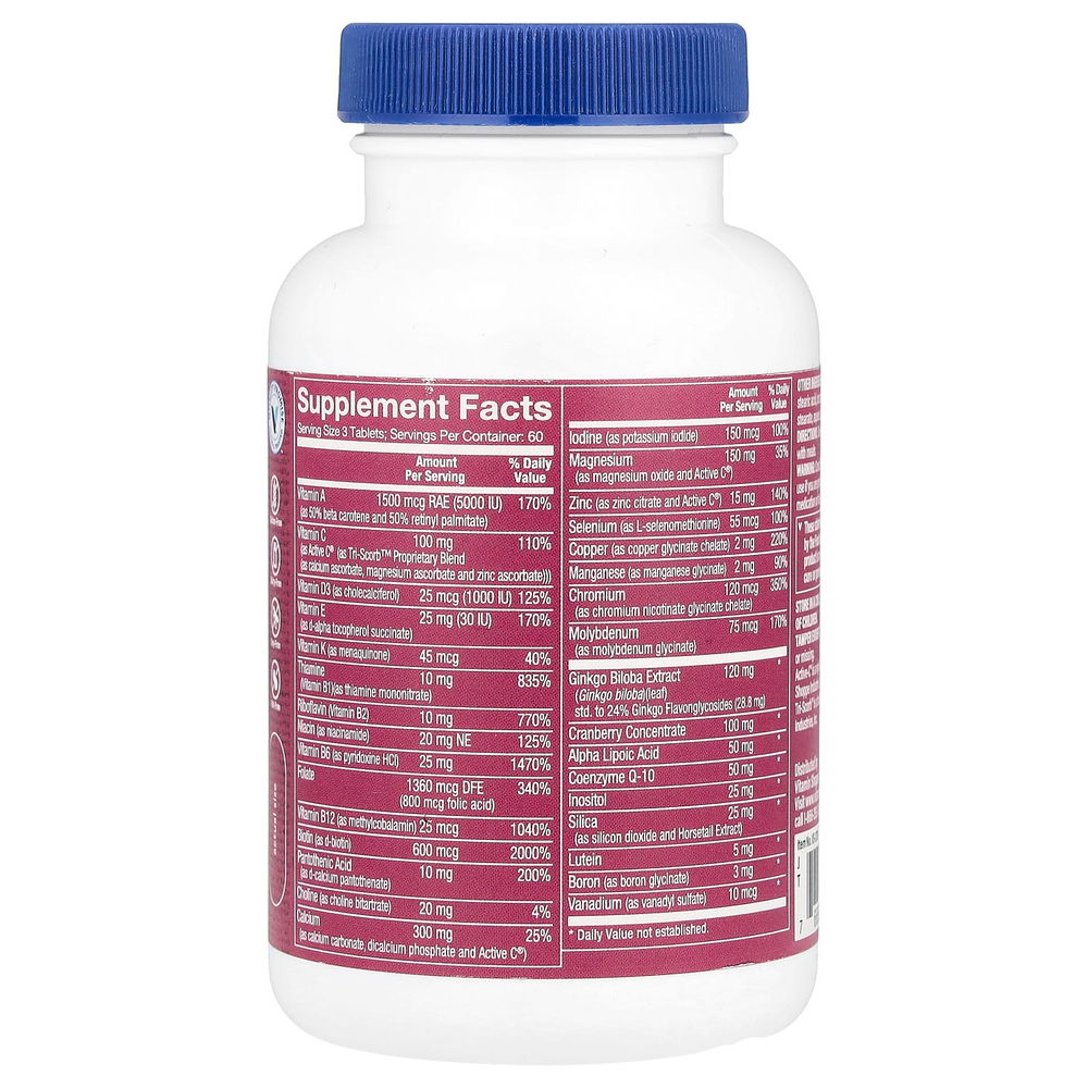 The Vitamin Shoppe, Ultimate Woman® 50+, мультивитамины и мультиминералы, 180 таблеток