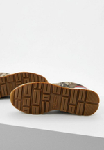 Кроссовки муж. AERONAUTICA 214 милитари принт шнурки неон