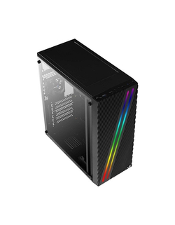 Корпус Mid Tower Aerocool Streak RGB (ATX/micro-ATX/mini-ITX, без БП) (4718009158573)