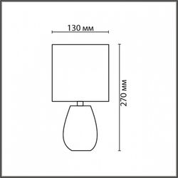 Настольная лампа декоративная Lumion ASELA 8160/1T