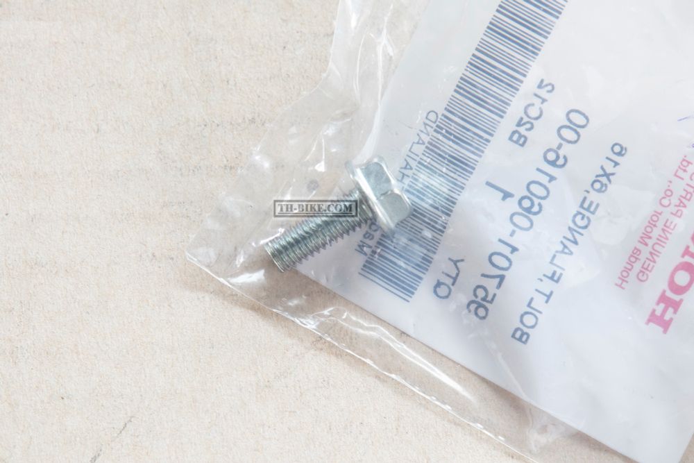 95701-06016-00. BOLT, FLANGE, 6X16. HONDA