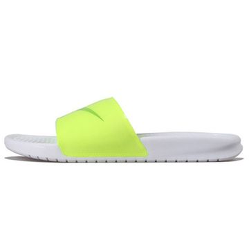Nike Benassi JDI Print 'Fluorescent Yellow'