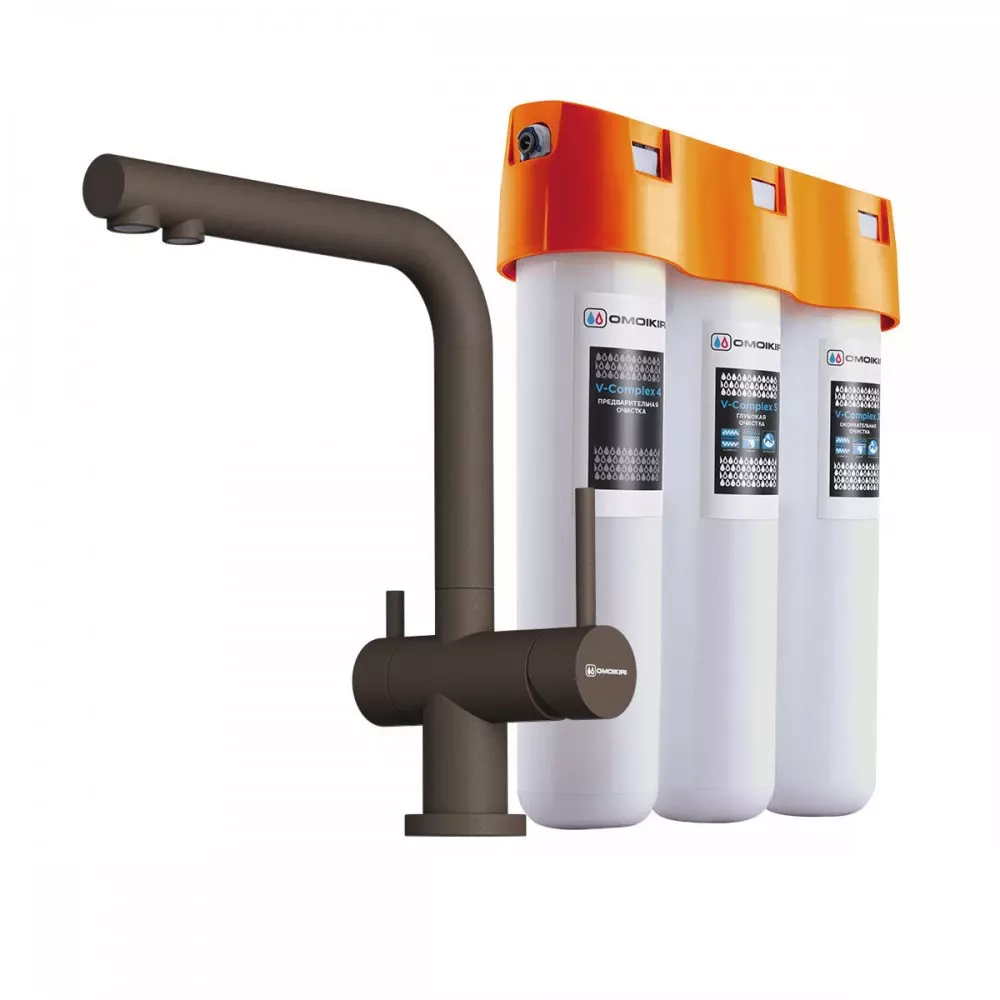 Комплект Omoikiri Nagano-PL-P + Pure Drop Lite