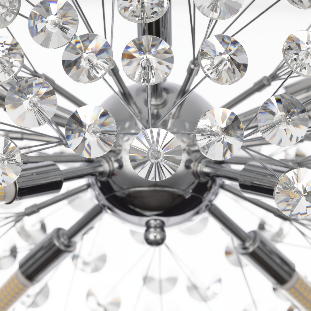 Eletto Betsy EL322CA08.1 Хрустальная люстра на штанге Хром