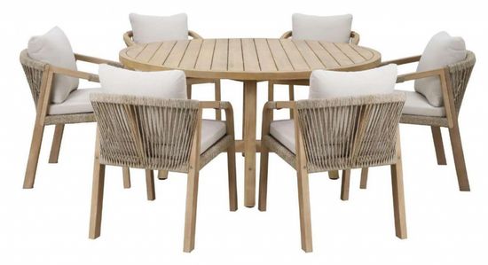 Стол деревянный обеденный Rimini Ø150