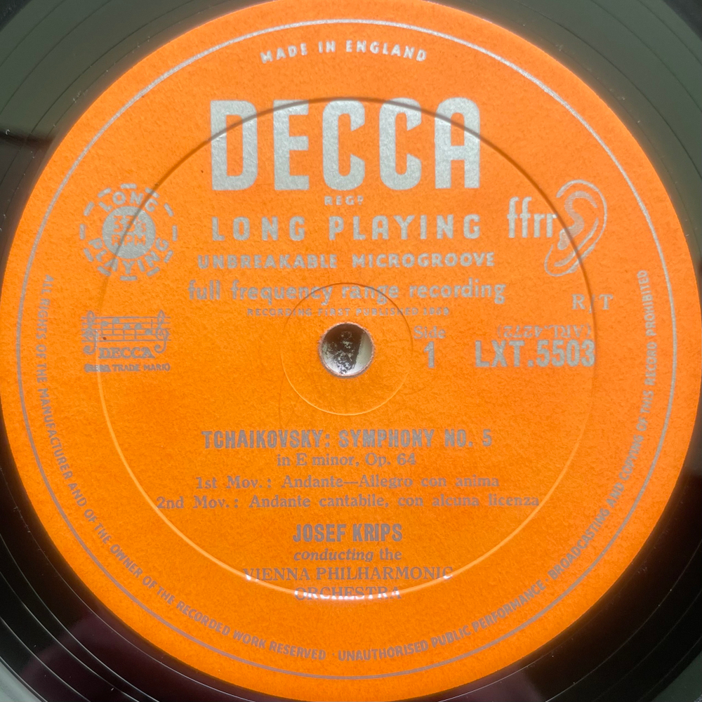 Чайковский - Симфония № 5 (Англия 1959г.)