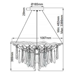 Люстра "Хинкли лагуна"