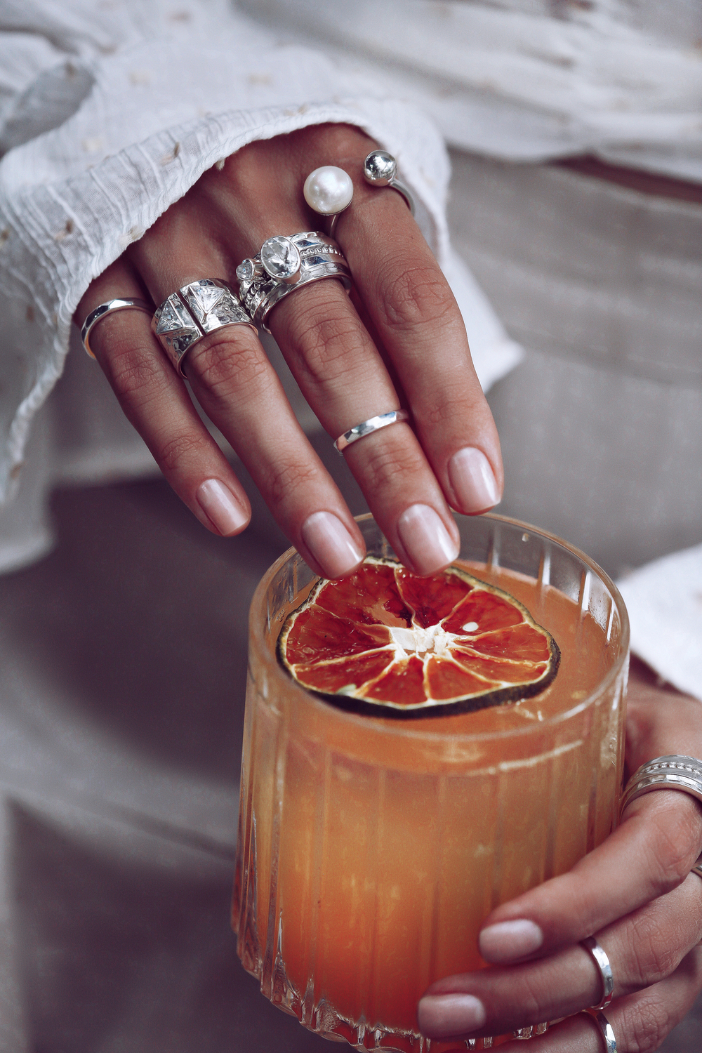 Кольцо «Бабл» с жемчугом