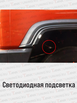 Накладки на расширители колёсных арок 70 мм Tank 300