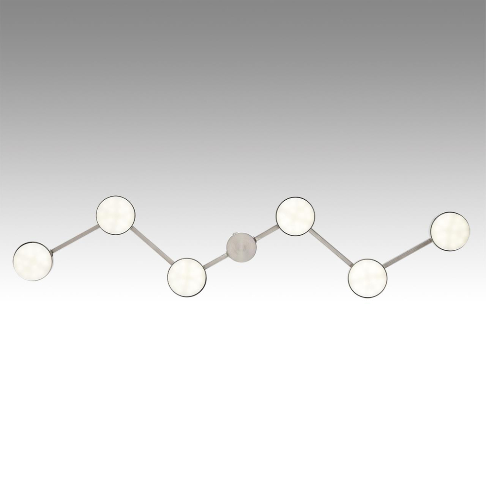 8116/6C COMFI LN25 208 никель, металл Люстра потолочная LED GX53 6*7W 220V SANATA
