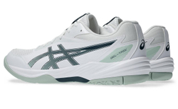 Мужские кроссовки для бадминтона/сквоша Asics Gel-Task 4 - white/tranquil teal