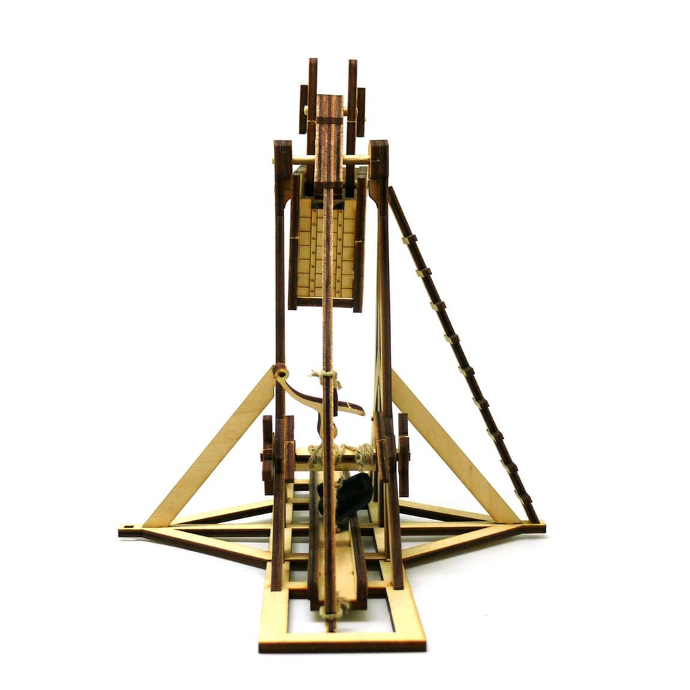 Требюше от Armarika - деревянный конструктор, 3d Пазл, сборная модель, римское орудие, моделизм, моделирование