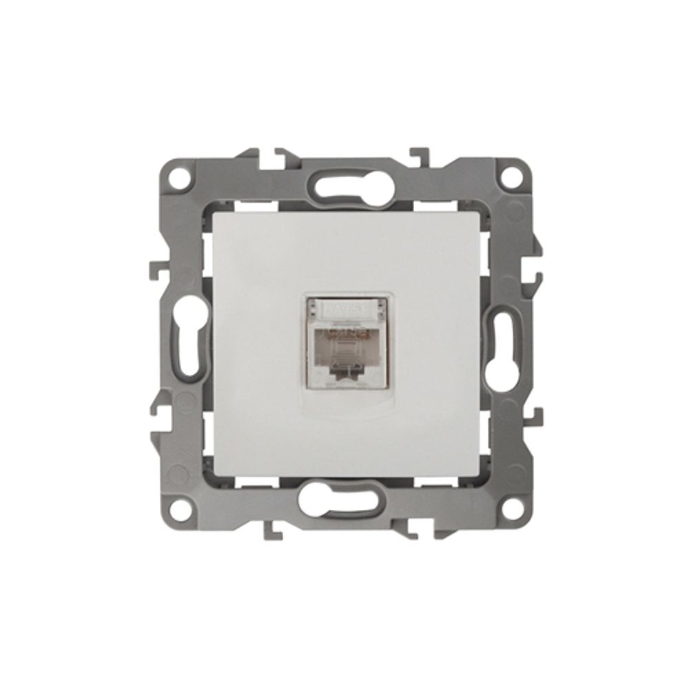 12-3107-02 ЭРА Розетка информационная RJ45, IP20, Эра12, слоновая кость | Эра 12 Слоновая кость