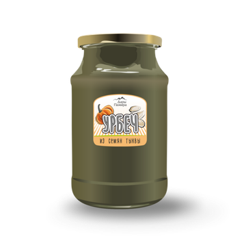 Урбеч из тыквенных семечек (РФ!) , СТЕКЛО, 1кг.