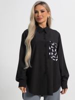 Рубашка Паола (черная) Б15481-8М LT Collection