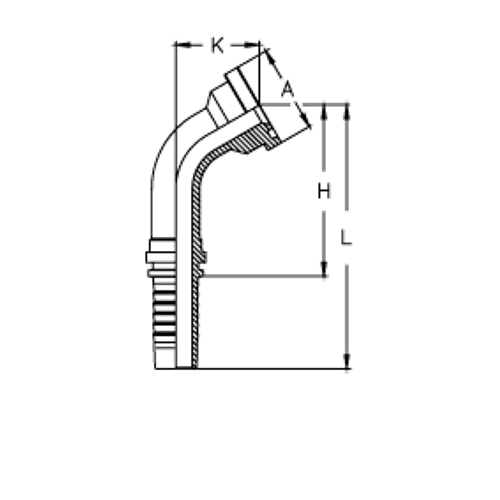 Фитинг DN 20 SFL 1 44.5 (60) CS
