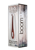 Перезаряжаемый вибромассажер Lina - 15,3 см. (Цвет: белый)