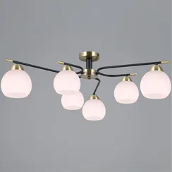 IL0638-6CSQ-24 AB BK LIBRA светильник потолочный