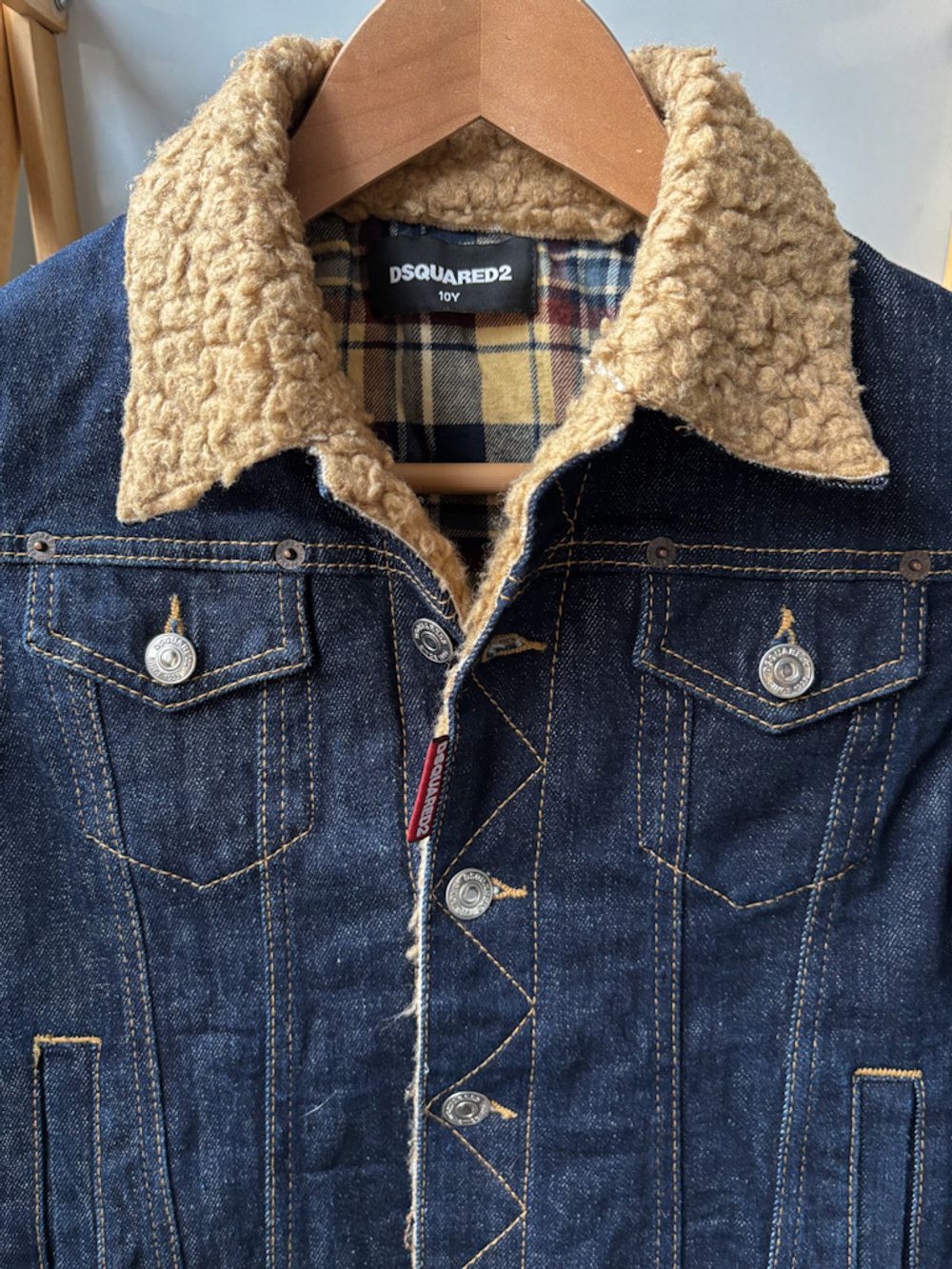 Утепленная джинсовая куртка Dsquared2, 140