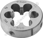ЗУБР G 1/2″, сталь 9ХС, Плашка круглая ручная (4-28032-1/2)