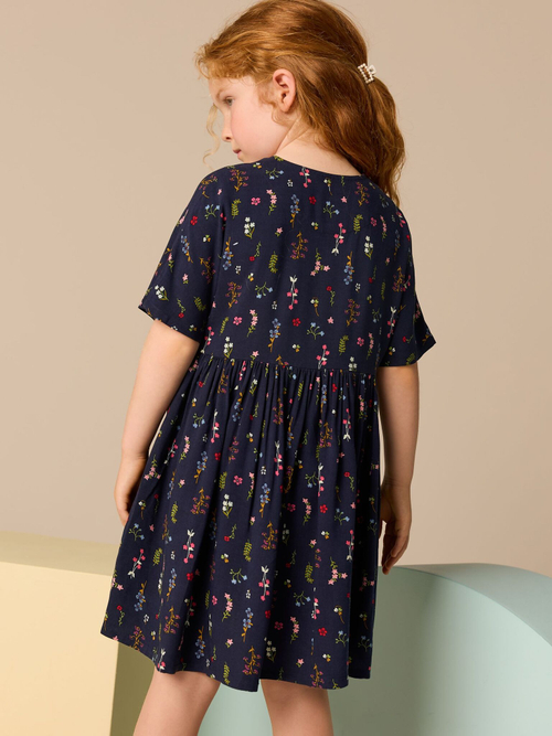 Платье для девочки Next AC6-218, Темно-синий