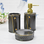 Набор для ванной 3 предмета, фарфор, 146-025