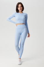 Легинсы с высокой талией