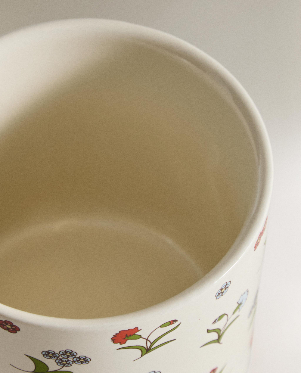 Zara Home кружка из каменной керамики, цвет разноцветный, 12.8 см