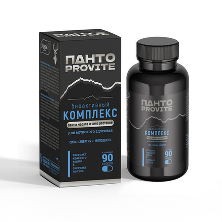Биоактивный комплекс Панто-Provite для поддержания мужского здоровья / 90 капсул / Эльзам