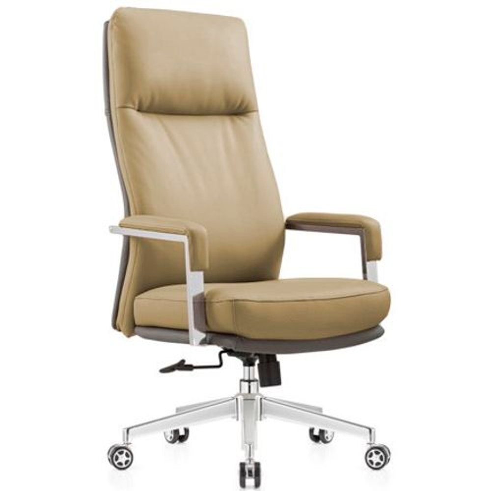 Кресло руководителя Riva Chair Leon RCH A916-1, Кремовый