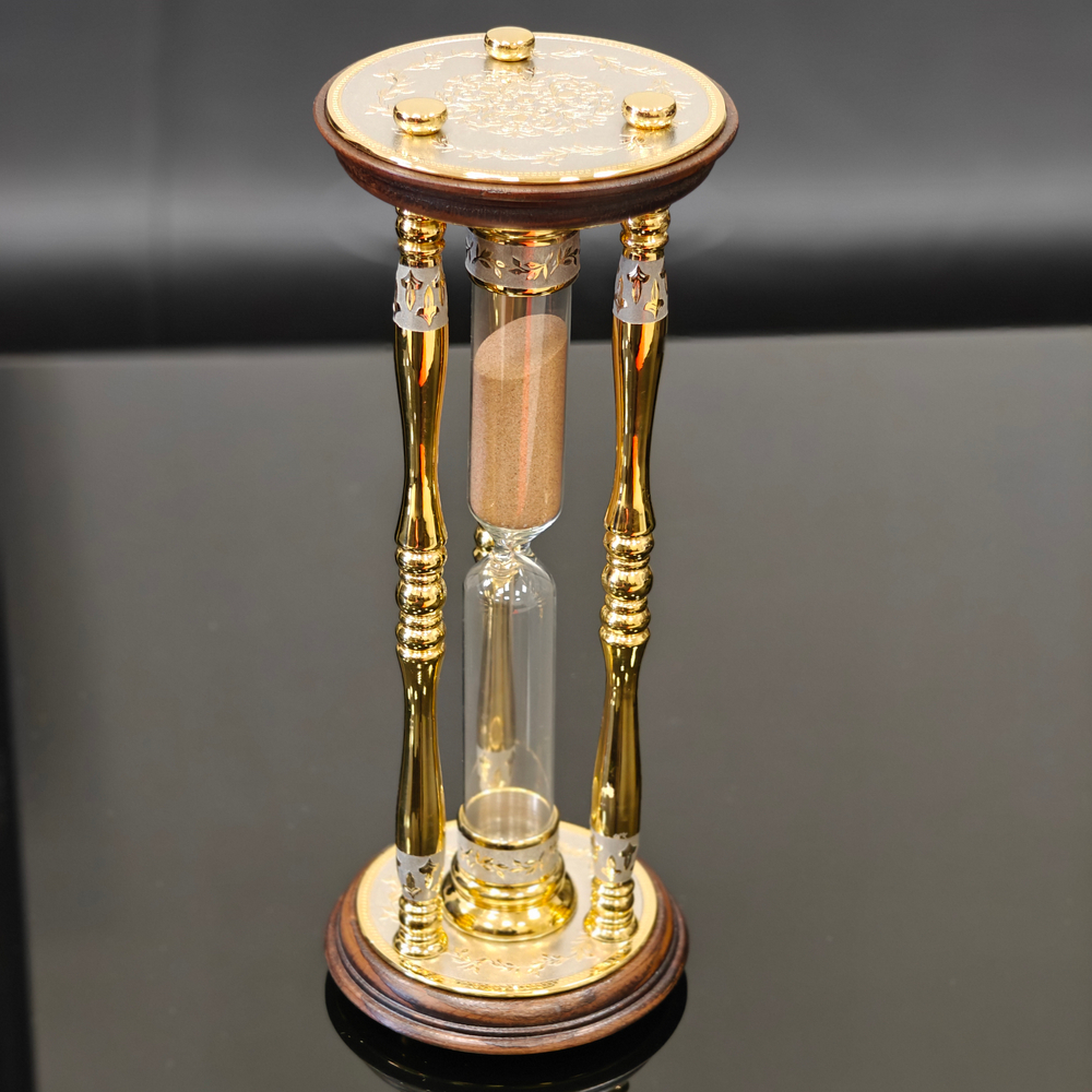 Песочные часы "Эксклюзивные" (Златоуст) 20 мин. в футляре