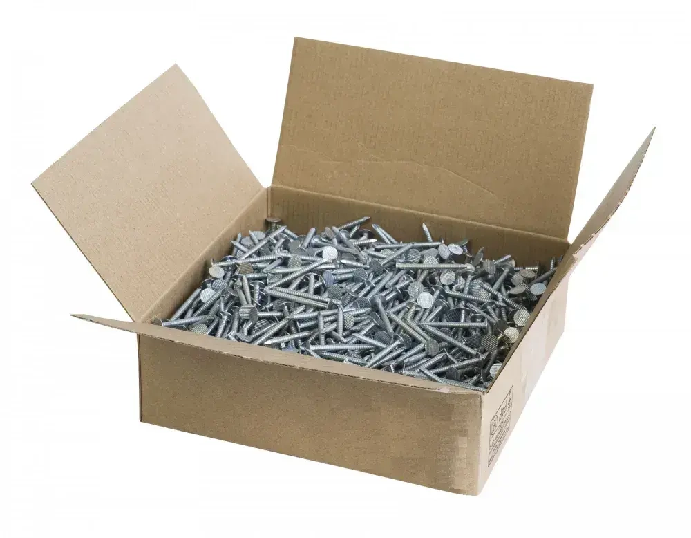 Гвозди ершеные 3,5 х 30 мм кровельные оцинкованные для битумной черепицы 5 кг. ТЕХНОНИКОЛЬ Шингалс