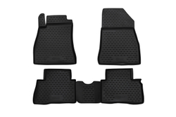 Коврики Optimum, в салон NISSAN Juke, 2010-2014, 2014-  клипса R/N, 4 шт. (повышенная износостойкость, полиуретан, чёрные) Format.FORMAT.CARNIS10044