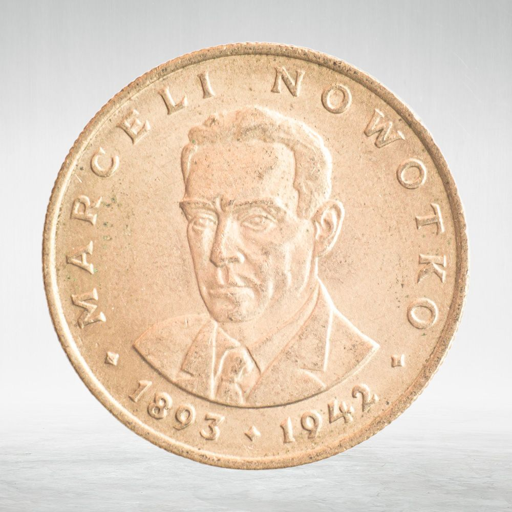 Poland, 20 Zlotys - Marceli Nowotko, 1976, VF