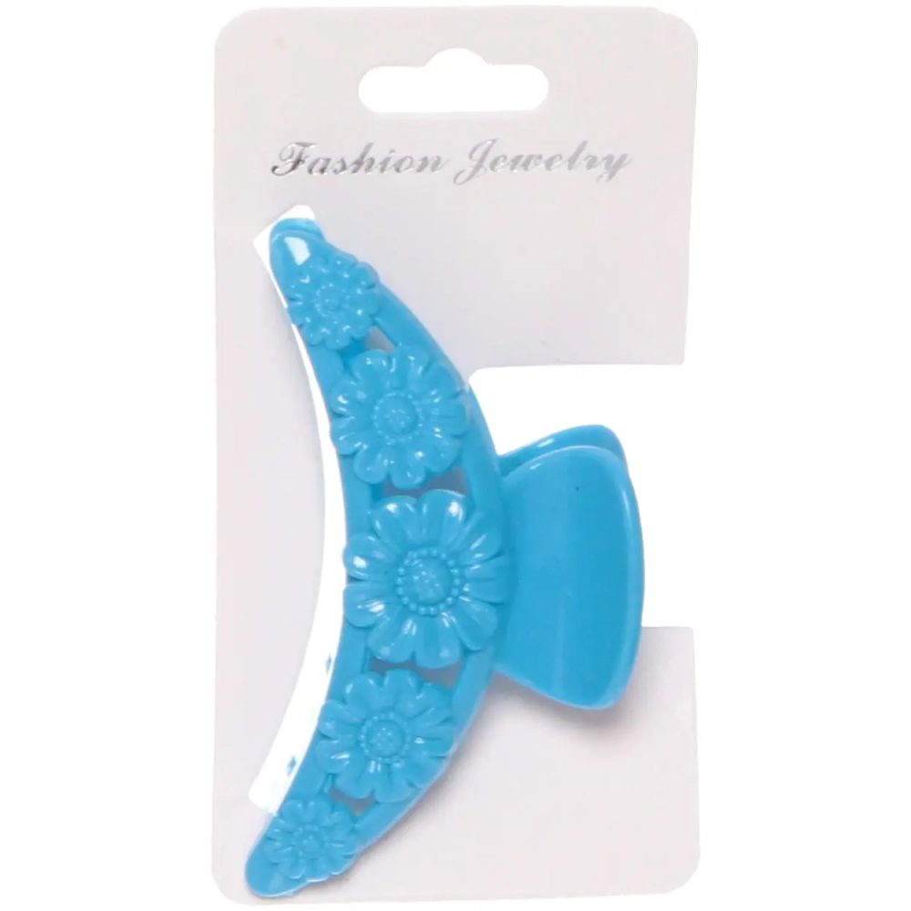 Заколка-краб для волос на блистере «Diana Collection - Sara», микс 6 цветов, 7.5см