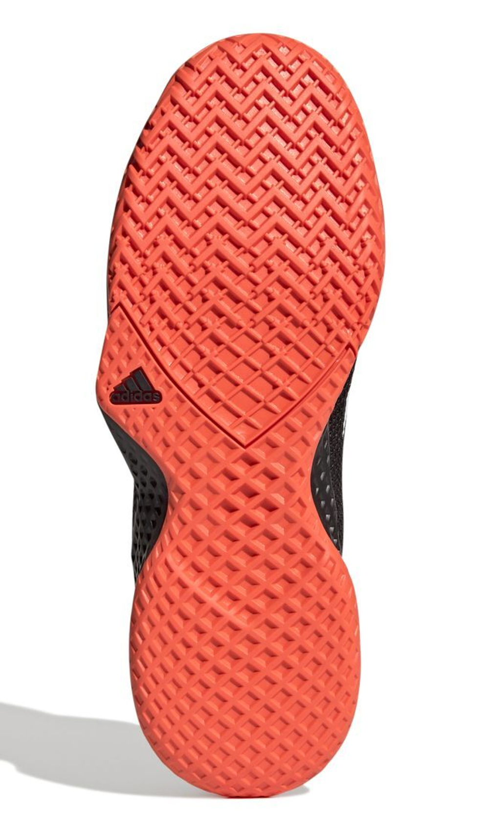 Мужские кроссовки теннисные Adidas Court Flash M - core black/cloud white/solar red