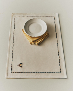 Zara Home сервировочная салфетка из хлопка, вышивка, 50 35 см · 7291/023