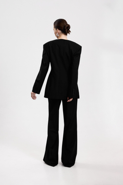 Брюки клеш, черный