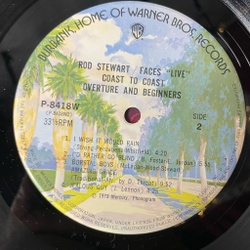 Винтажная виниловая пластинка LP Rod Stewart, Faces Live Coast To Coast Overture And Beginners (Japan 1974) (No Obi)