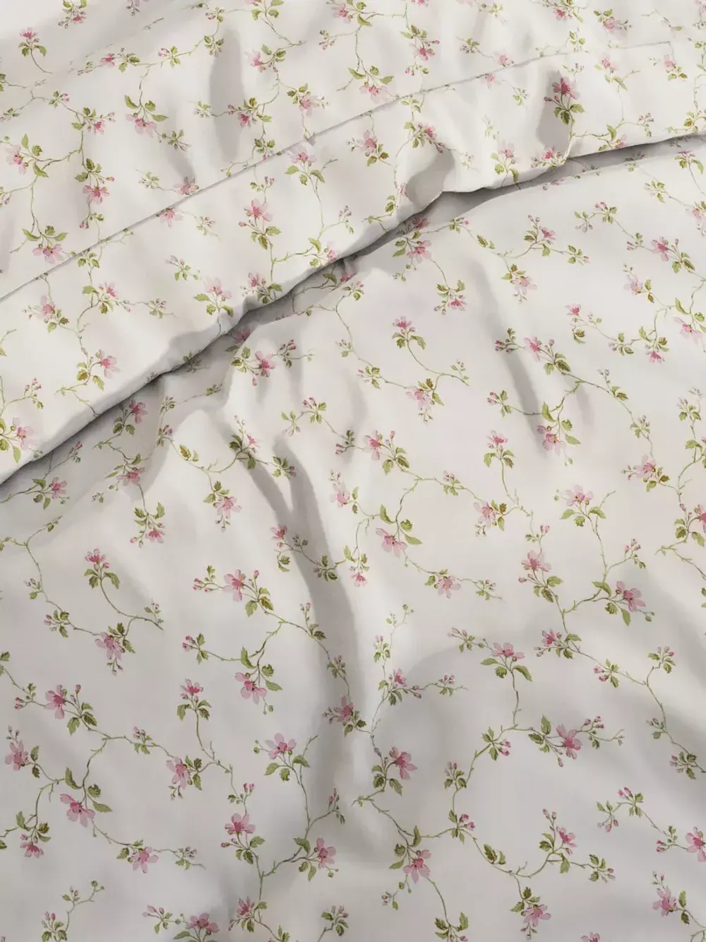 Наволочка комплект 2шт перкаль Сказка "Весенние цветы" 45х45 см на молнии